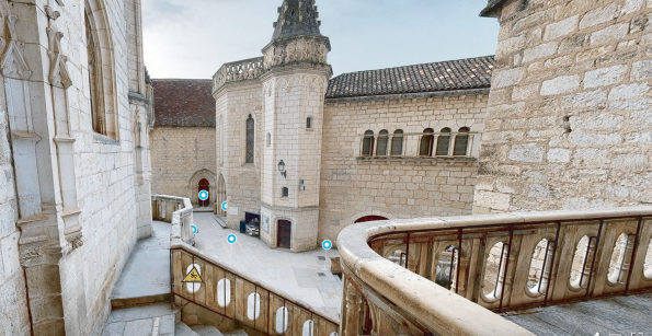 Navigation immersive Matterport dans le sanctuaire